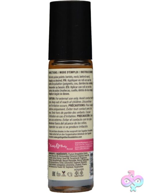 Earthly Body At Night Roll-On Perfume Aphrodisiac Collection Wild Pink Rose 0.34 Oz. - Image 3