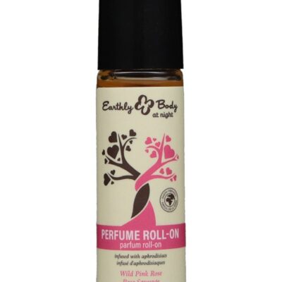 Wild Pink Rose Perfume Roll-On Aphrodisiac Collection by Earthly Body 0.34 oz