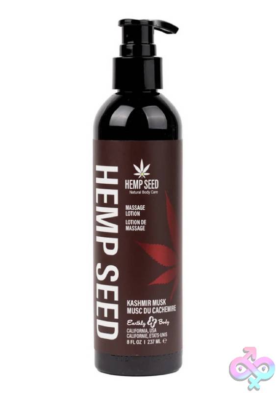 Discreet-Toys-Earthly-Body-Hemp-Seed-Massage-Lotion-Kashmir-Musk-8-Oz-Eb-Ml013 Hemp Seed Massage Lotion - Kashmir Musk - Image 1