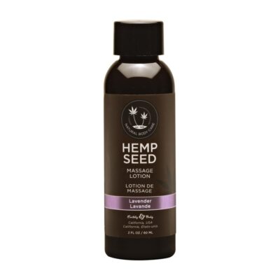 massage lotion lavender 2 fl oz Hemp Seed by Earthly Body
