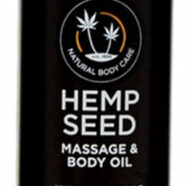 Earthly Body Sex Toys - Hemp Seed Massage Oil - 2 Fl. Oz. - Dreamsicle