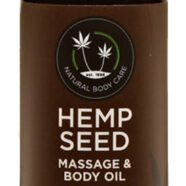 Earthly Body Sex Toys - Hemp Seed Massage Oil - 2 Fl. Oz. - Naked in the Woods