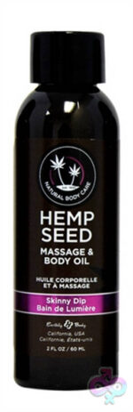 Safe massage oils for sex — Earthly Body Skinny Dip Hemp Seed Body Massage Oil 2 fl oz 60ml