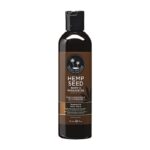 Hemp Seed Massage Oil 8 fl oz Dreamsicle by Earthly Body — tangerine-plum scented body oil