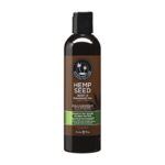 Hemp Seed Massage Oil 8 fl oz Naked in the Woods by Earthly Body — white tea and ginger scented body oil