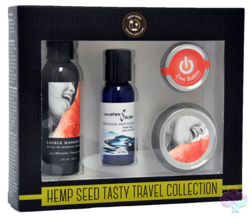 Earthly Body Sex Toys - Hemp Seed Tasty Travel Collection - Watermelon