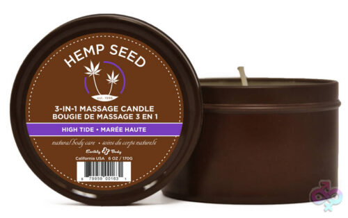 Earthly Body Sex Toys - High Tide Suntouched Candle With Hemp 6.8 Oz