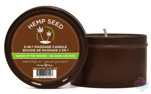 Earthly Body Sex Toys - Naked in the Woods Suntouched Candle With  Hemp 6 Oz