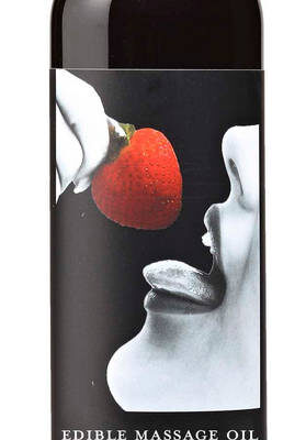 Strawberry Edible Massage Oil Edible Massage Oil - Strawberry - 8 Fl. Oz. by Earthly Body
