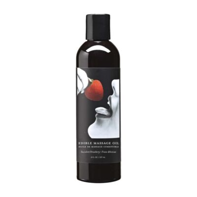 Strawberry Edible Massage Oil Edible Massage Oil - Strawberry - 8 Fl. Oz. by Earthly Body