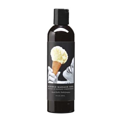 vanilla edible massage oil 8 oz by Earthly Body — edible massage oils for couples