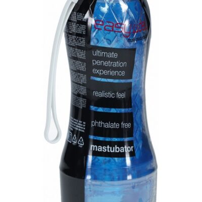 Easy Rider clear rounded case blue stroker by Shots Toys