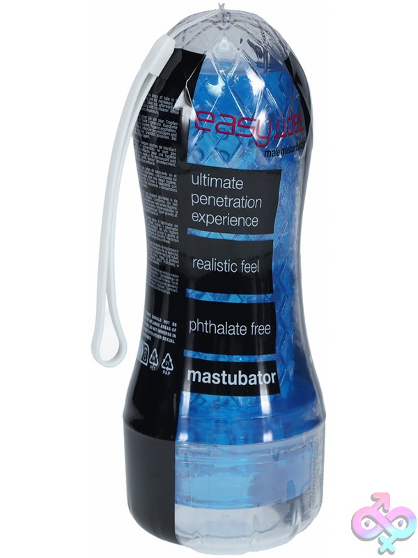 Discreet-Toys-Easy-Rider-Clear-Rounded-Case-Blue-Nu-St-Sht439Blu Easy Rider Clear Rounded Case Blue Stroker By Shots Toys