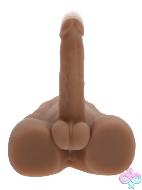 Easy Rider Dark Thrusting Vibrating Torso Toy – Brown - Image 2