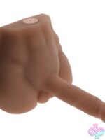 Easy Rider Dark Thrusting Vibrating Torso Toy – Brown - Image 3