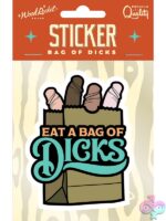 Large brown vinyl waterproof snarky sticker by Wood Rocket
