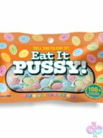 Eat It Pussy Candy 3 oz Bag by Little Genie — multi-colored tart novelty candies