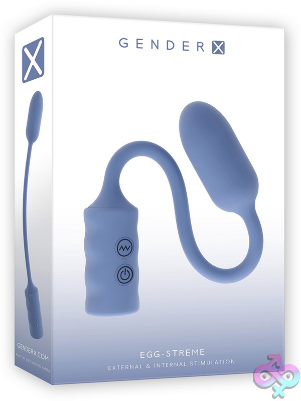 Discreet-Toys-Egg-Streme-Nu-Gx-Rs-7364-2 Egg-Streme Flexible Vibrating Egg On A Stick In Blue By Gender X