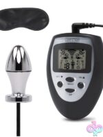 Electro-Sex Shock Butt Plug With Remote Control – Silver - Image 2