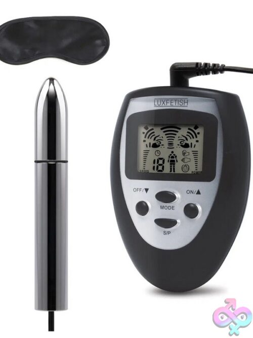 Electro-Stim Shock Wand With Remote Control – Black - Image 2