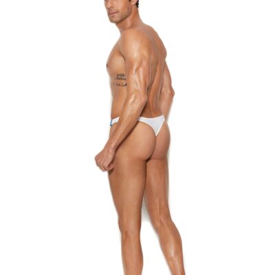 Men's Snap Closure Thong - Elegant Moments, back view