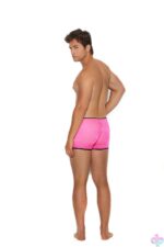 Men's Striped Mesh Boxer Brief - Elegant Moments, back view