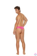 Printed Mesh Brief - Elegant Moments, back view