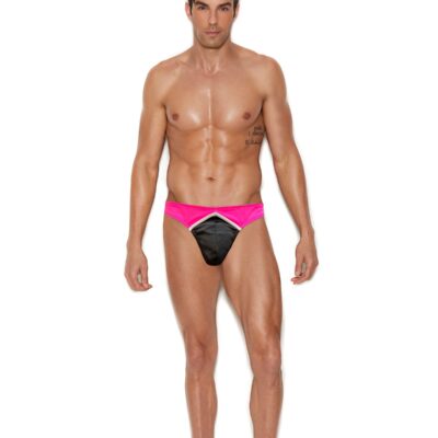 Men's lycra thong with stretch nylon construction by Elegant Moments