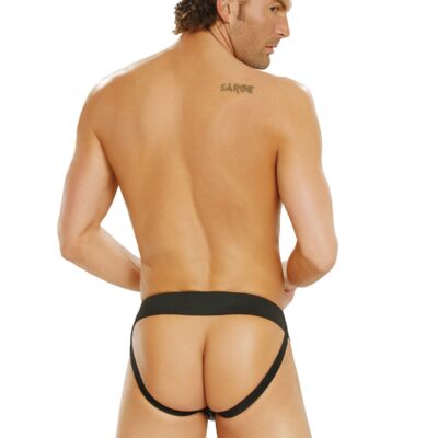 Leather Jock Strap - Elegant Moments, back view