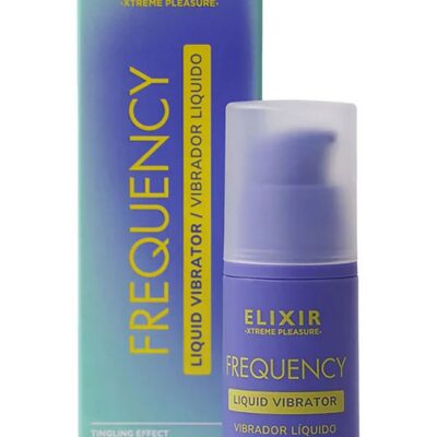 liquid vibrator gel Elixir Frequency 0.5 oz by Camtoyz in purple