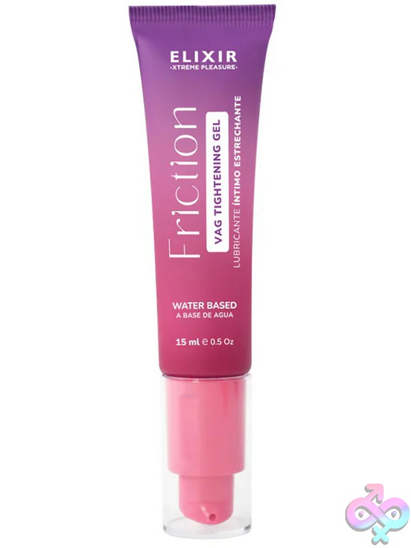 Discreet-Toys-Elixir-Friction-Tightening-Lubricant-1-Oz-Nu-Ex-Clv-6019-Fric-30Ml Tightening Intimate Lubricant Elixir Friction 1 Oz By Camtoyz Pink Bottle