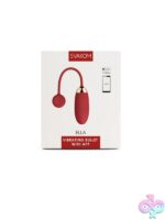 Ella app-controlled smart bullet vibrator in red silicone and ABS by Svakom