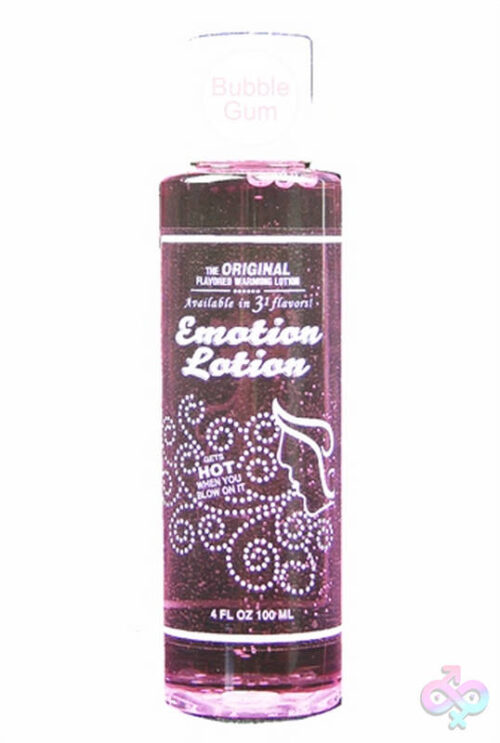 Emotion Lotion Sex Toys - Emotion Lotion - Bubble Gum - 4 Fl. Oz.