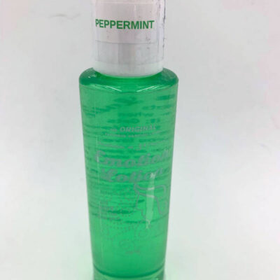 Emotion Lotion Peppermint flavored warming lotion 4 fl oz green bottle by Emotion Lotion