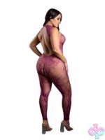 Endless Embrace Crotchless Floral Bodystocking Queen Size - Image 3