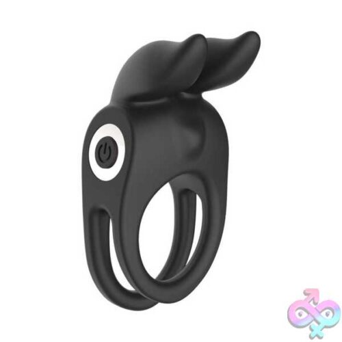 Enhancer Vibrating Rabbit C-Ring - Black - Image 2
