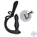 Enhancer Vibro Plug and Penis Sheath - Black - Image 3