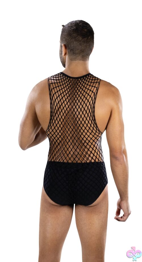 Envy Full Effect Fishnet 2 Piece Set Os - Black - Image 3