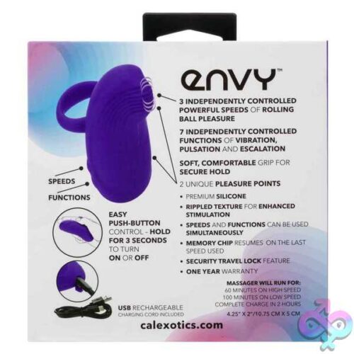 Envy Handheld Rolling Ball Massager - Purple - Image 2