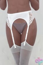 Discreet Toys Escante M And M Satin Garterbelt White ES 72153G 3