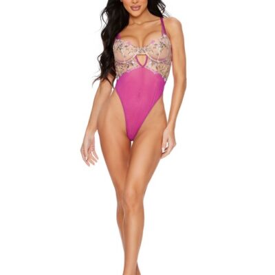 Orchid Teddy by Escante — romantic lingerie in orchid from Discreet Toys
