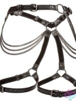 Euphoria Collection Multi Chain Thigh Harness – Black - Image 2