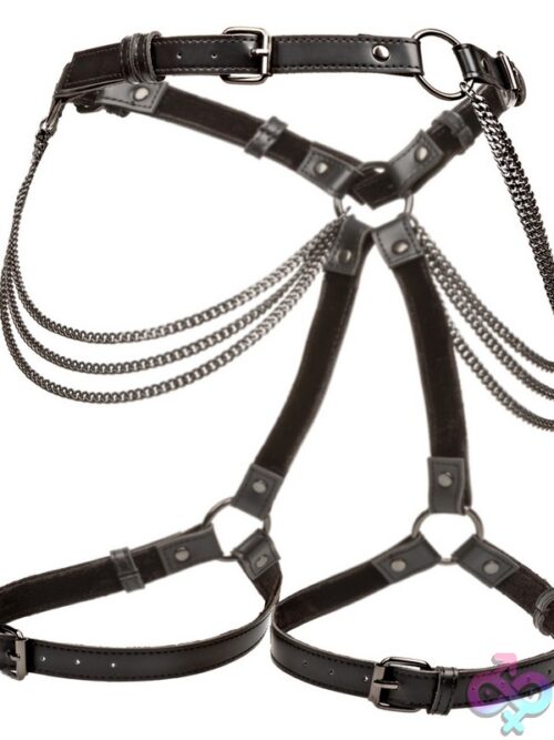 Euphoria Collection Multi Chain Thigh Harness – Black - Image 2