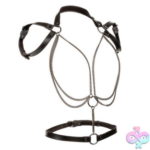 Euphoria Collection Plus Size Multi Chain Halter - Black - Image 6