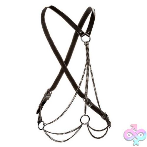 Euphoria Collection Plus Size Multi Chain Harness - Black - Image 6