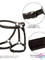Euphoria Collection Riding Thigh Harness – Black - Image 3