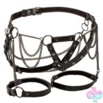 Euphoria Collection Thigh Harness With Chains - Black - Image 6