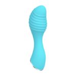 Little Dipper compact rechargeable vibrator in green by Evolved Novelties