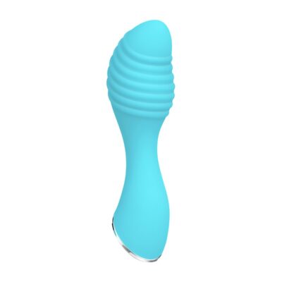 Little Dipper compact rechargeable vibrator in green by Evolved Novelties