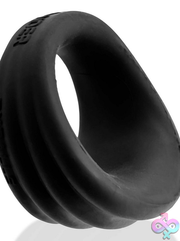 Discreet-Toys-Expander-Black-Fog-Nu-Huj-154-Bfg Scoop Cock Ring Expander By Oxballs In Black, Clear, And Red
